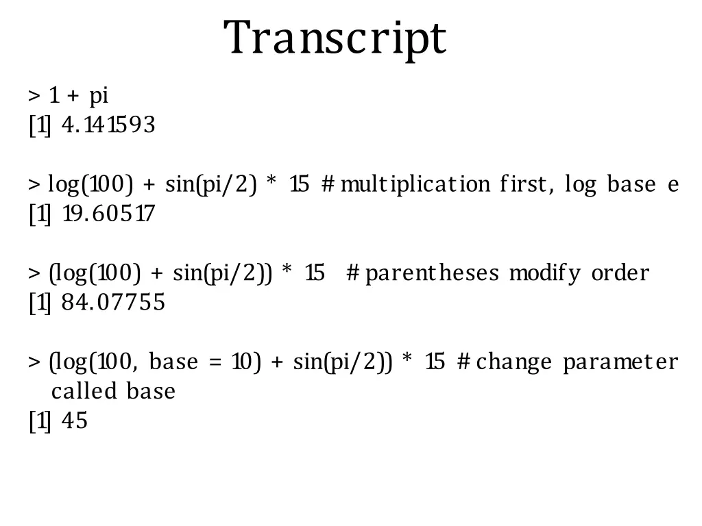 transcript