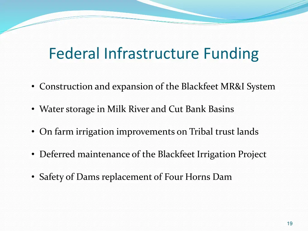 federal infrastructure funding