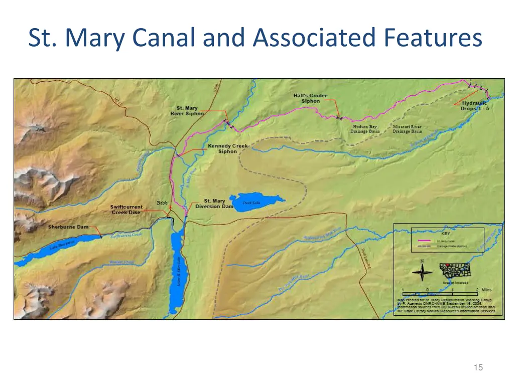 st mary canal and associated features