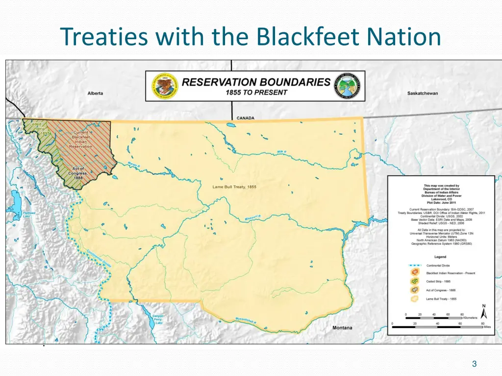 treaties with the blackfeet nation