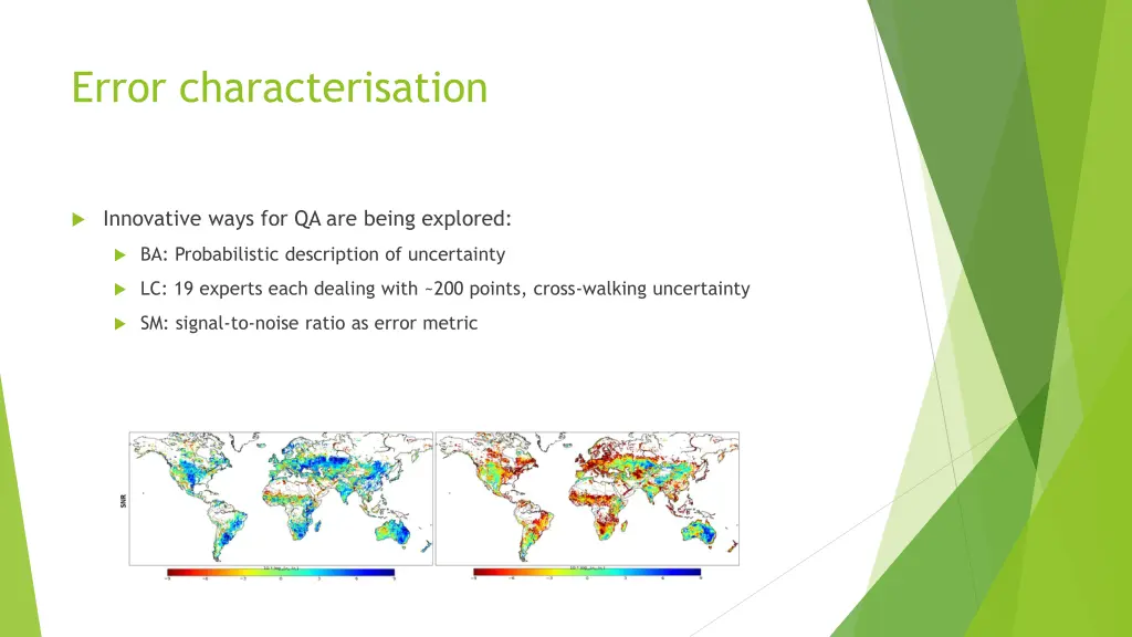 error characterisation