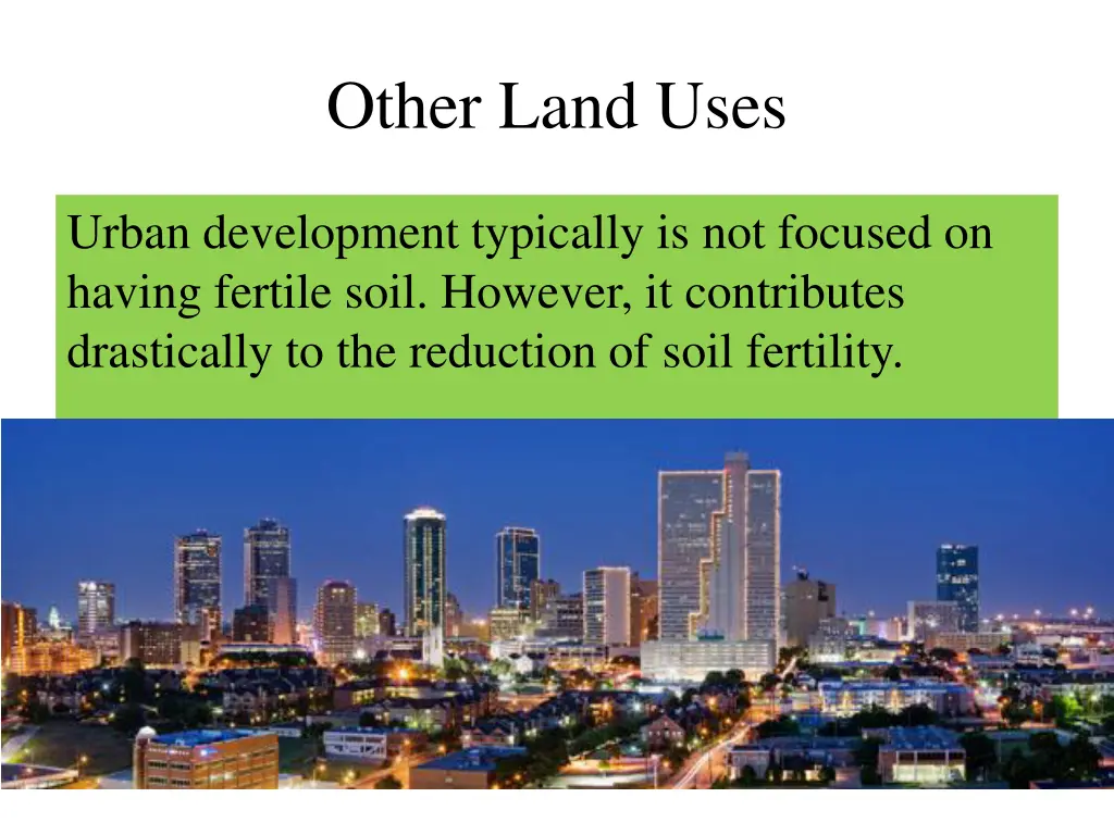 other land uses