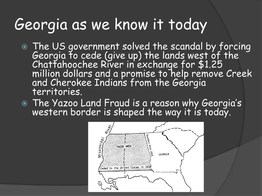 georgia as we know it today