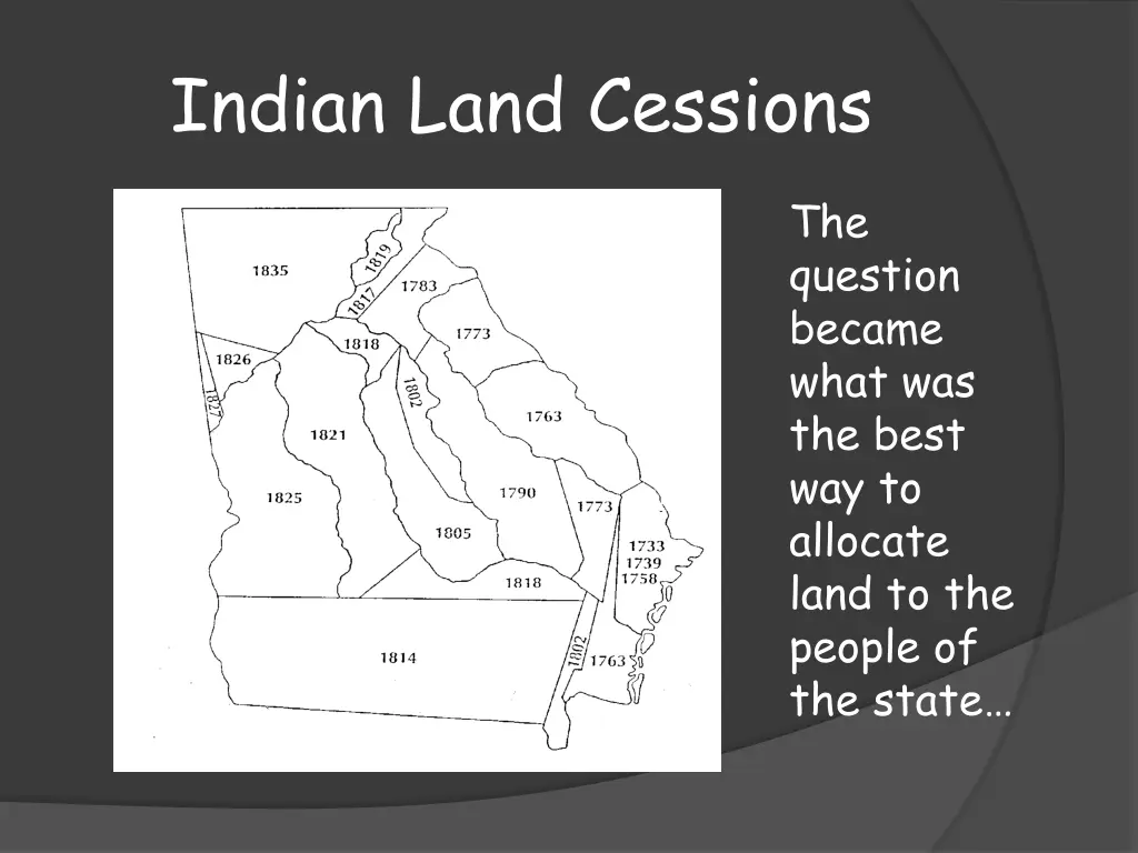 indian land cessions