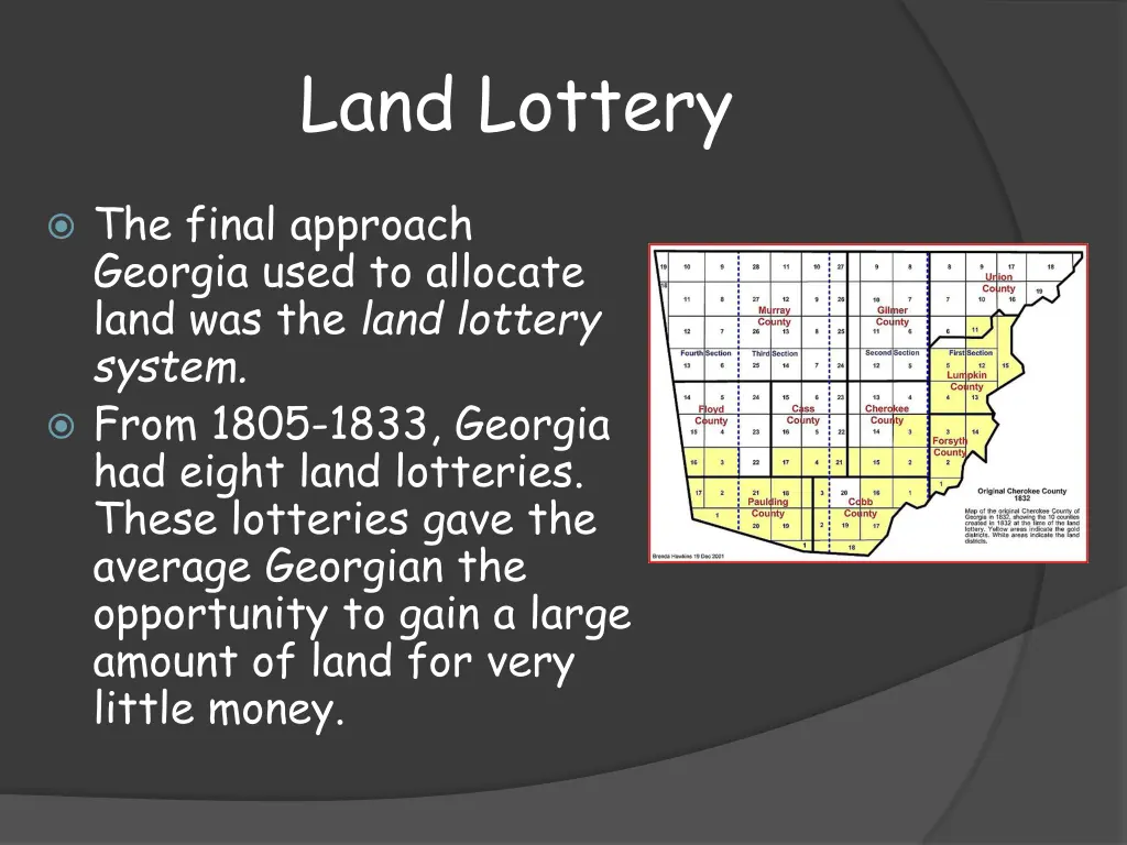 land lottery