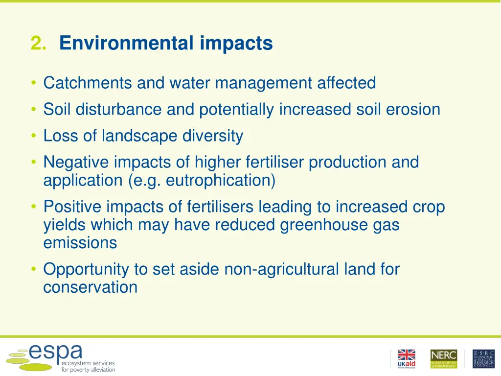 2 environmental impacts