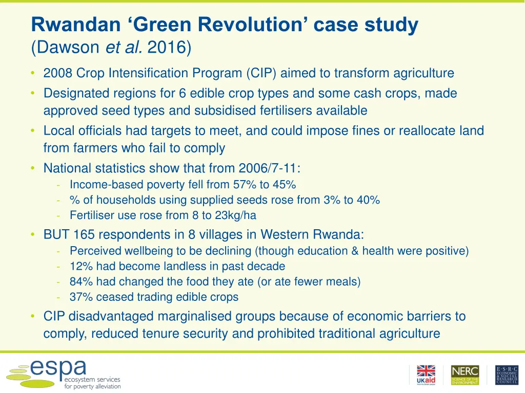 rwandan green revolution case study dawson