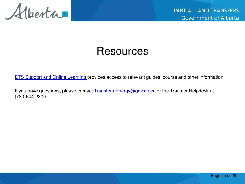 partial land transfers government of alberta 24