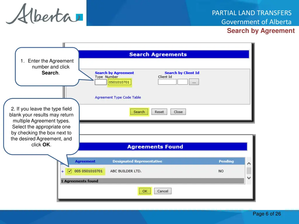 partial land transfers government of alberta 5