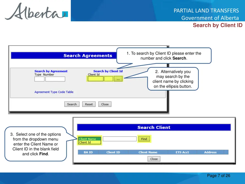 partial land transfers government of alberta 6