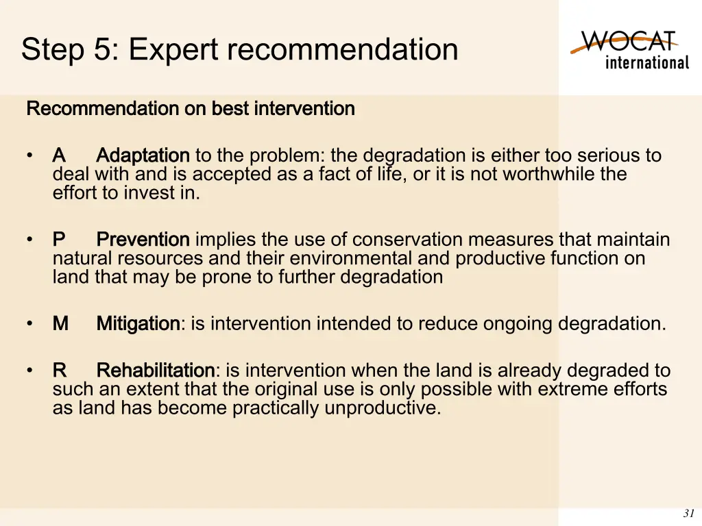 step 5 expert recommendation