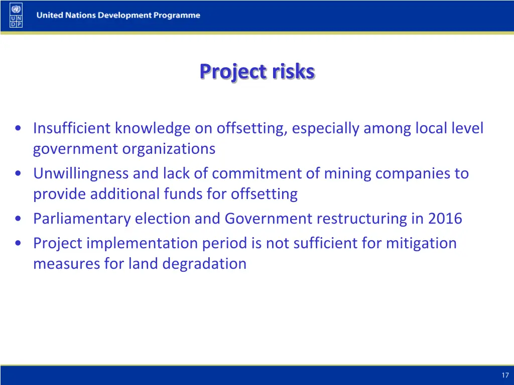 project risks