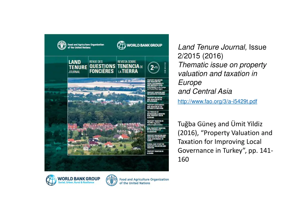 land tenure journal issue 2 2015 2016 thematic