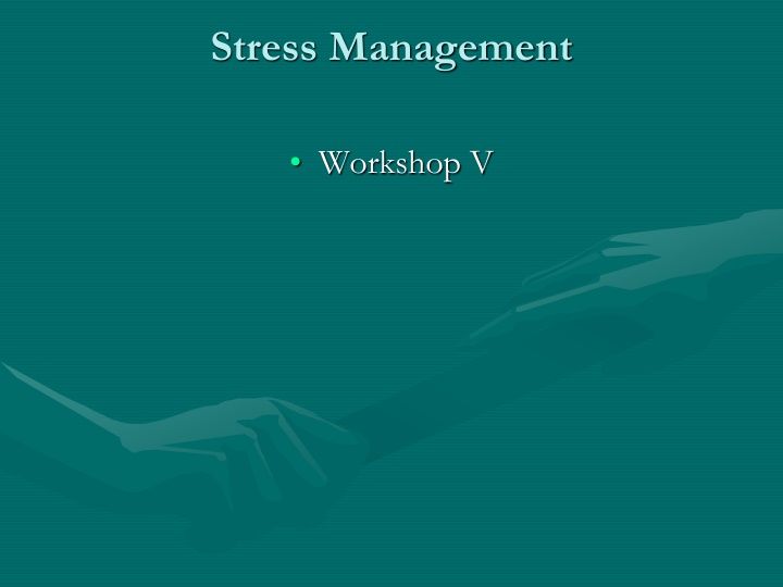 stress management