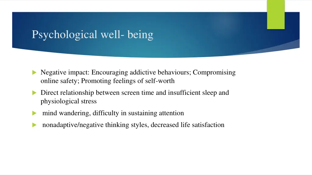 psychological well being 2