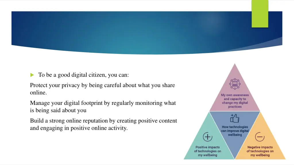 to be a good digital citizen you can