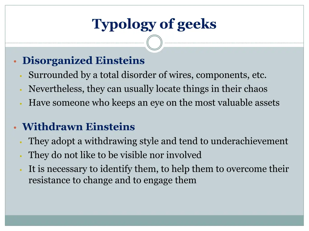 typology of geeks 2