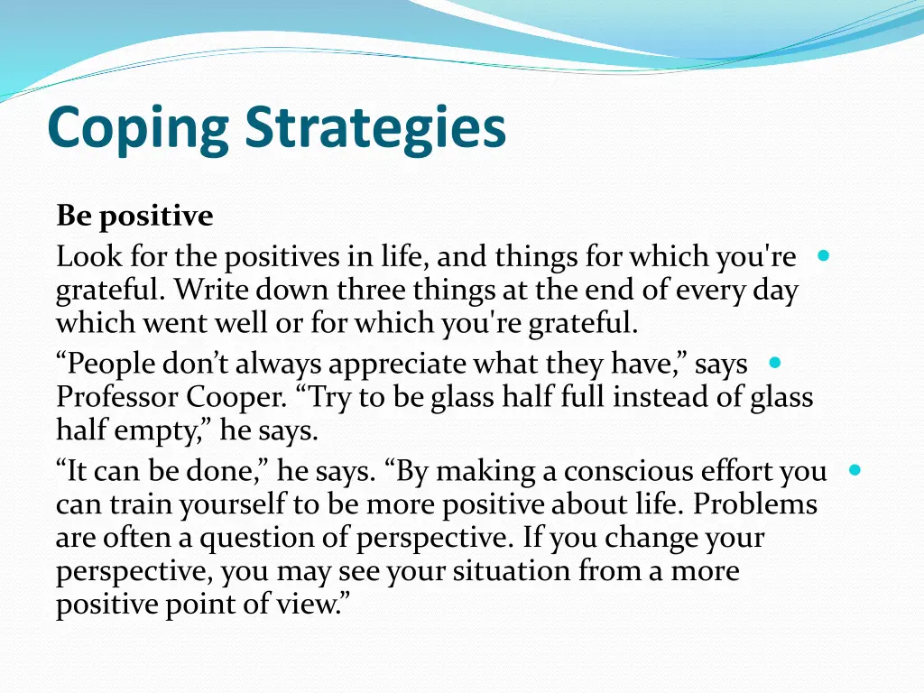 coping strategies 6