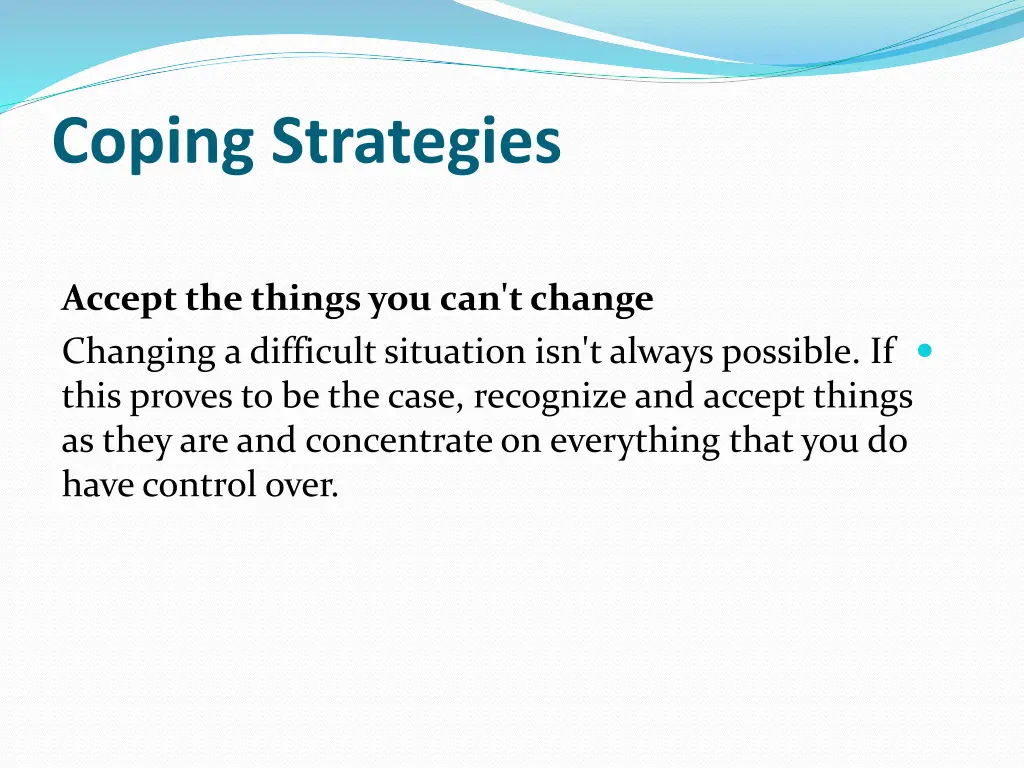 coping strategies 7