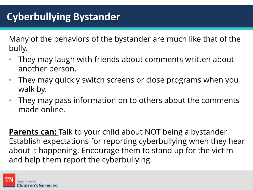 cyberbullying bystander