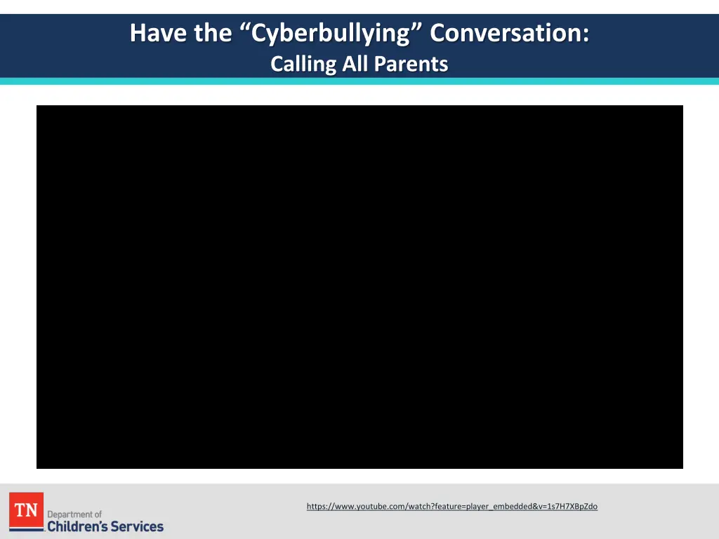 have the cyberbullying conversation calling