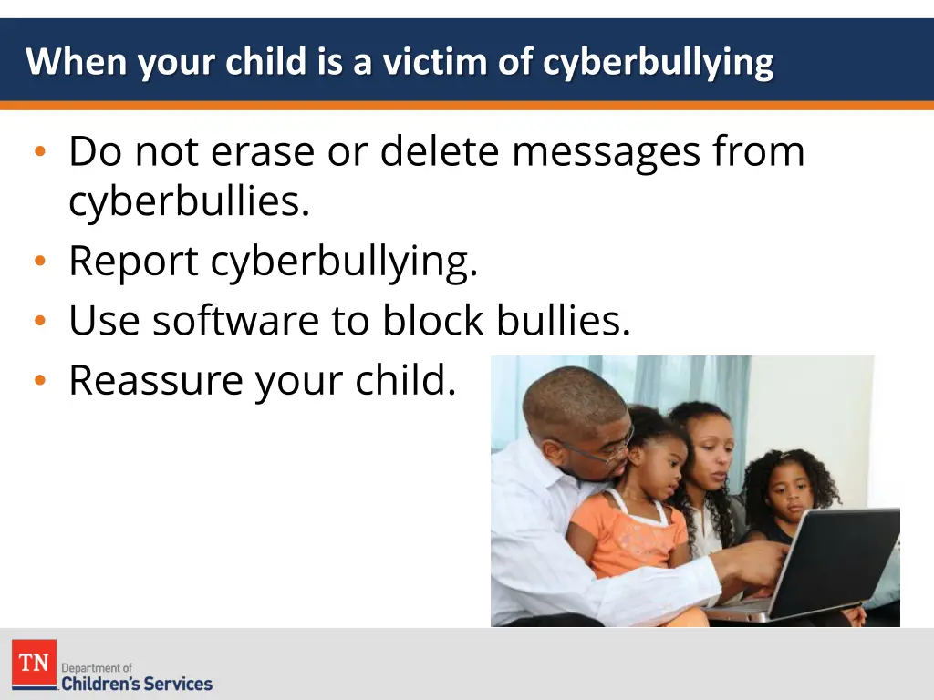 when your child is a victim of cyberbullying