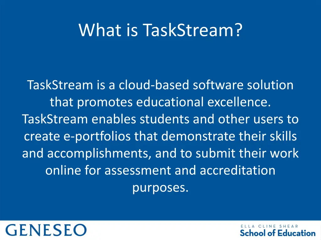 what is taskstream