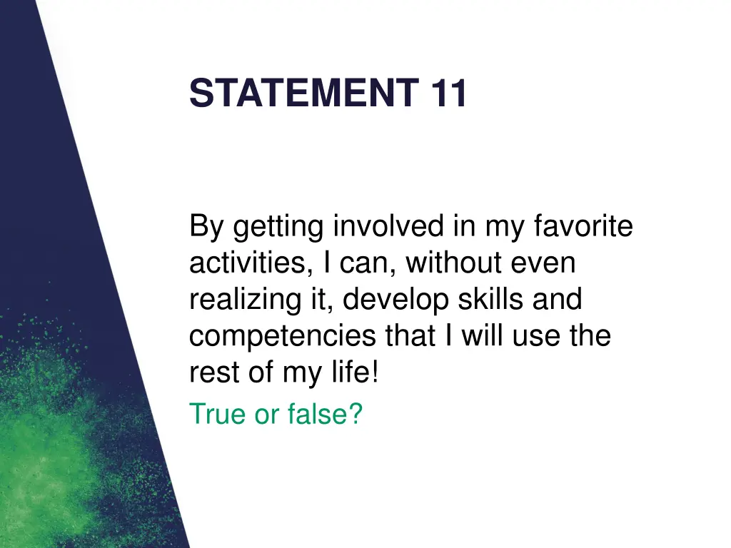 statement 11