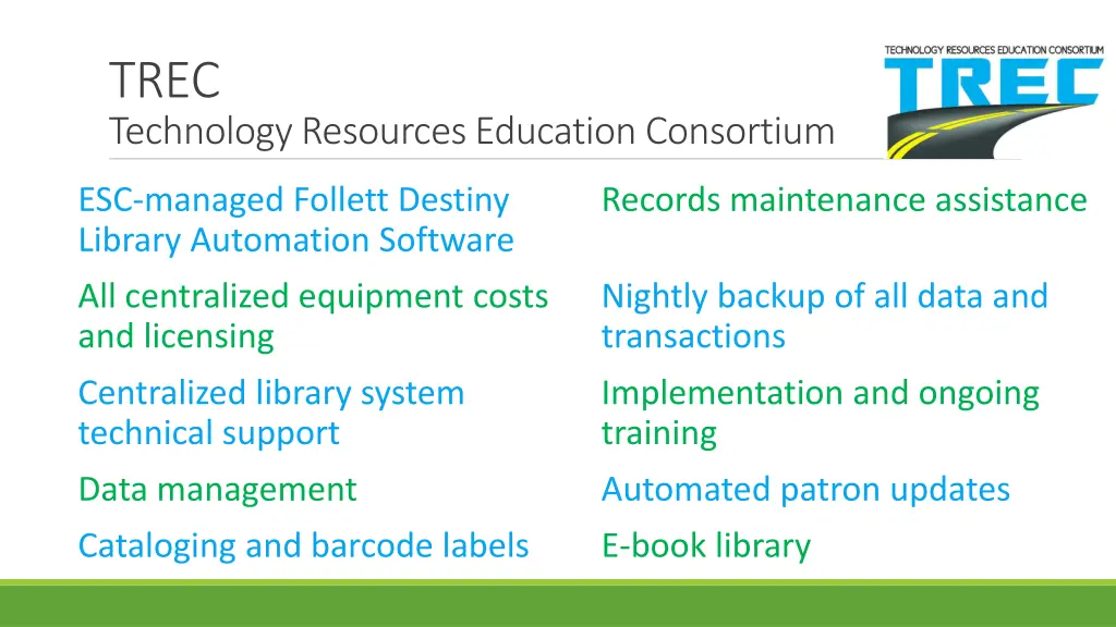 trec technology resources education consortium