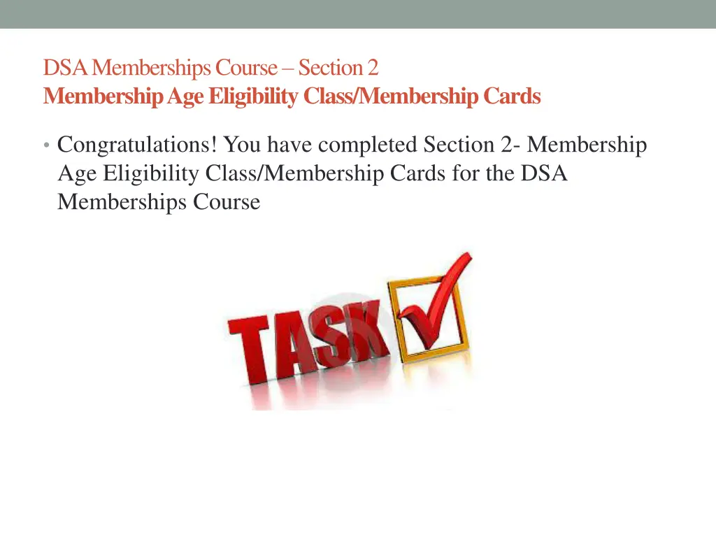 dsa memberships course section 2 membership 2