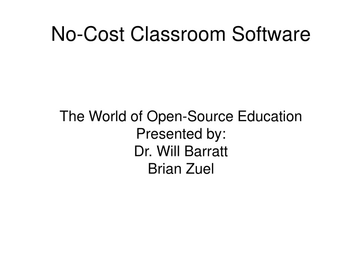 no cost classroom software