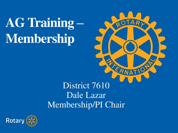 ag training membership