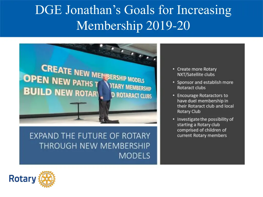 dge jonathan s goals for increasing membership