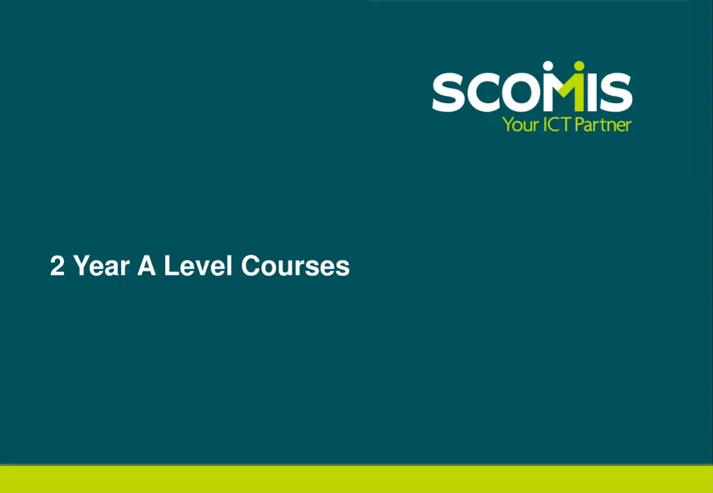 2 year a level courses