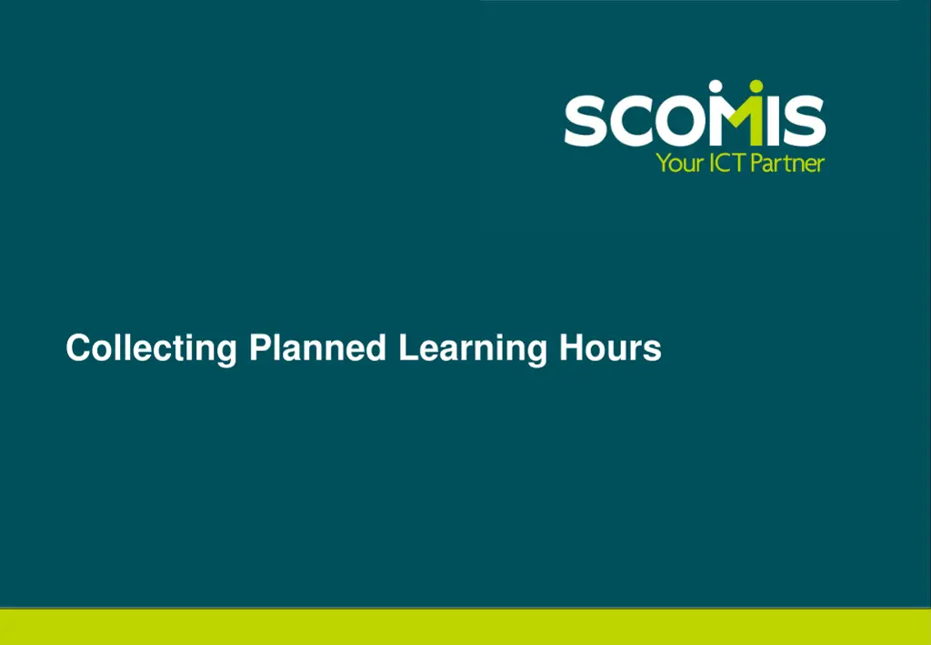 collecting planned learning hours