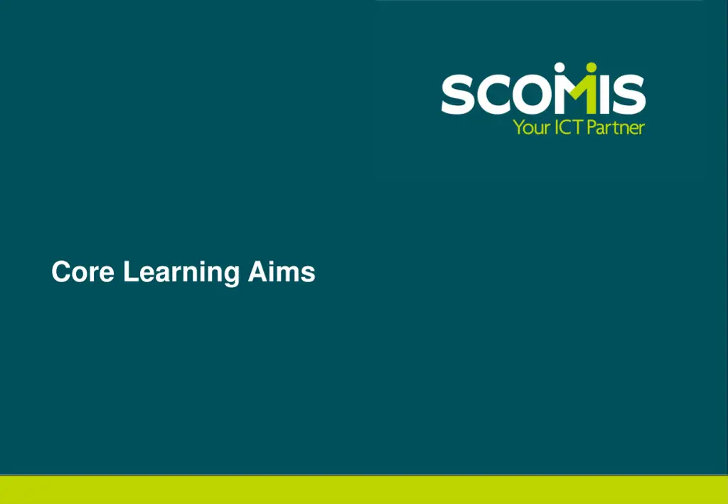 core learning aims