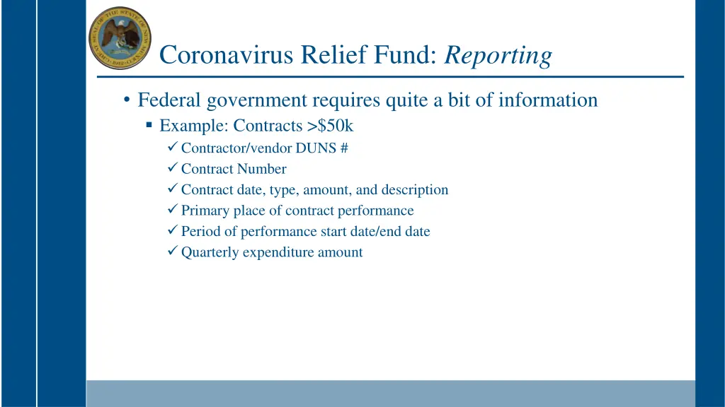 coronavirus relief fund reporting 1