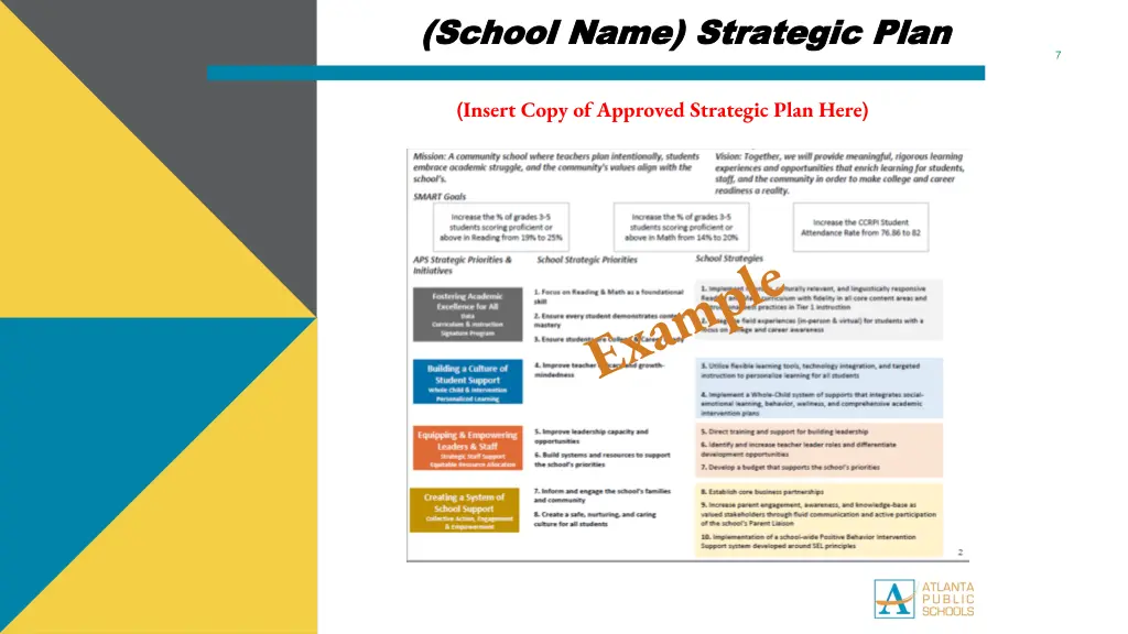 school name strategic plan school name strategic