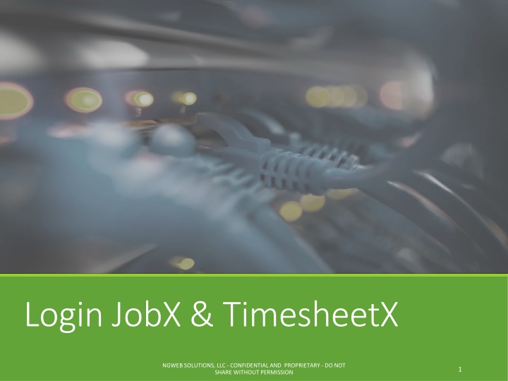 login jobx timesheetx