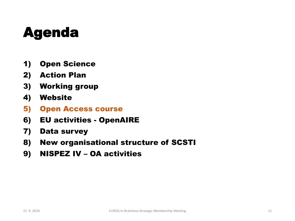 agenda agenda 4