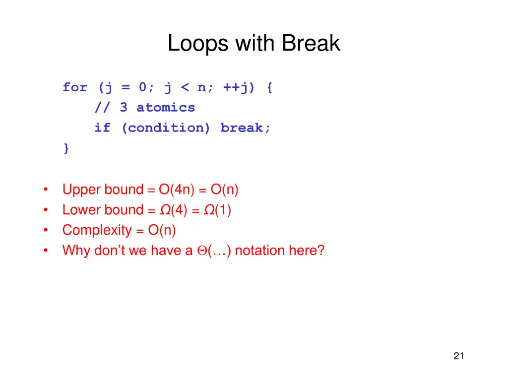 loops with break