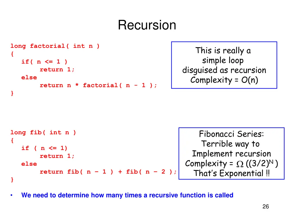 recursion