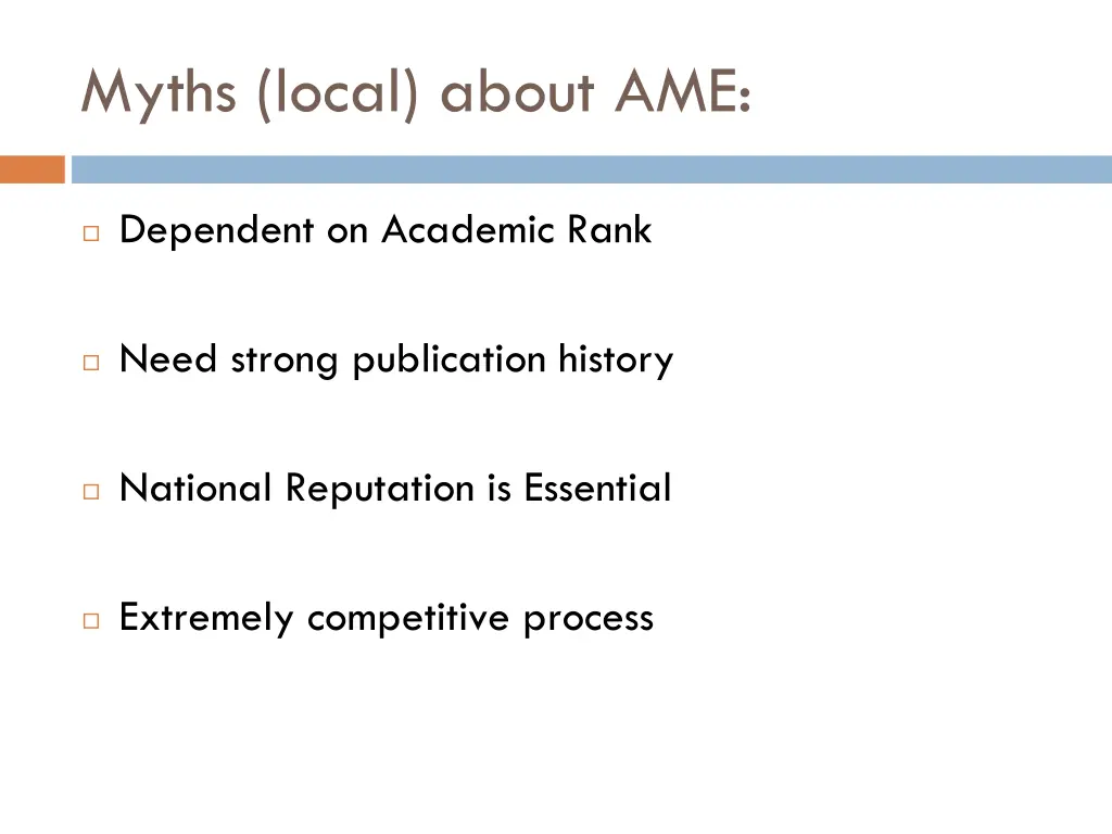 myths local about ame