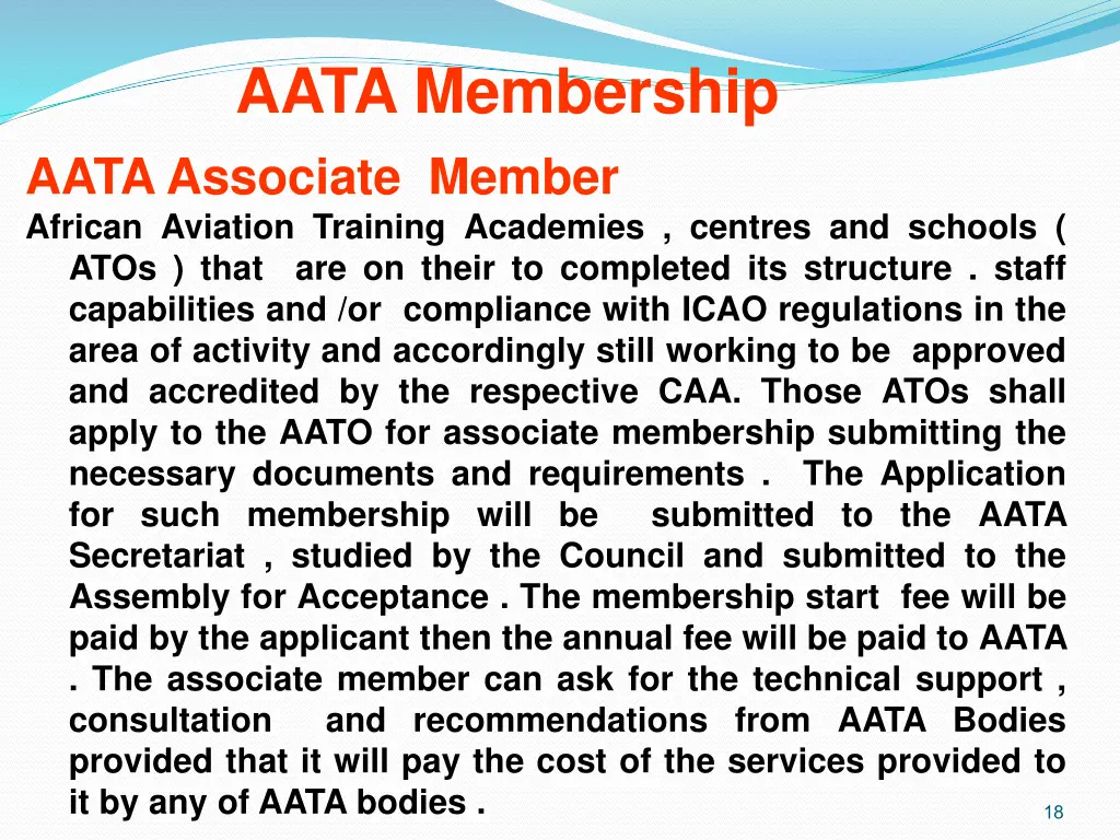 aata membership aata associate member african