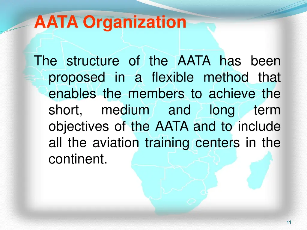 aata organization the structure of the aata