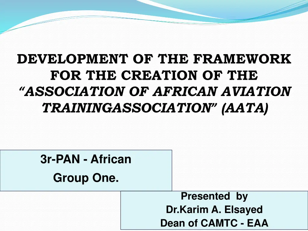 development of the framework for the creation