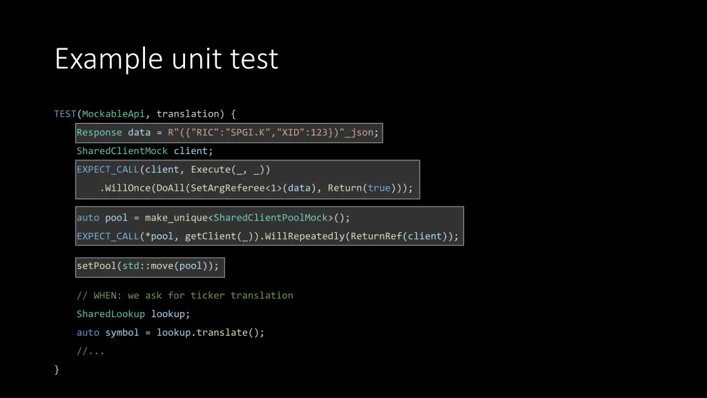 example unit test 1