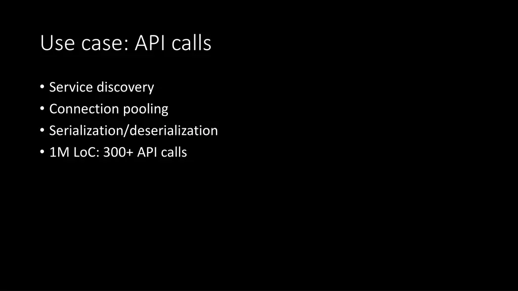 use case api calls