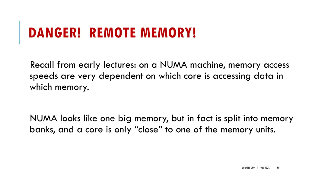 danger remote memory