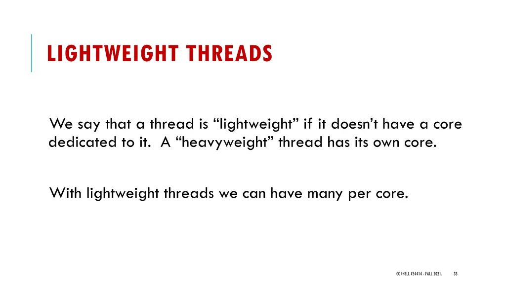 lightweight threads